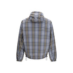 Blue Polyester Shell Jacket