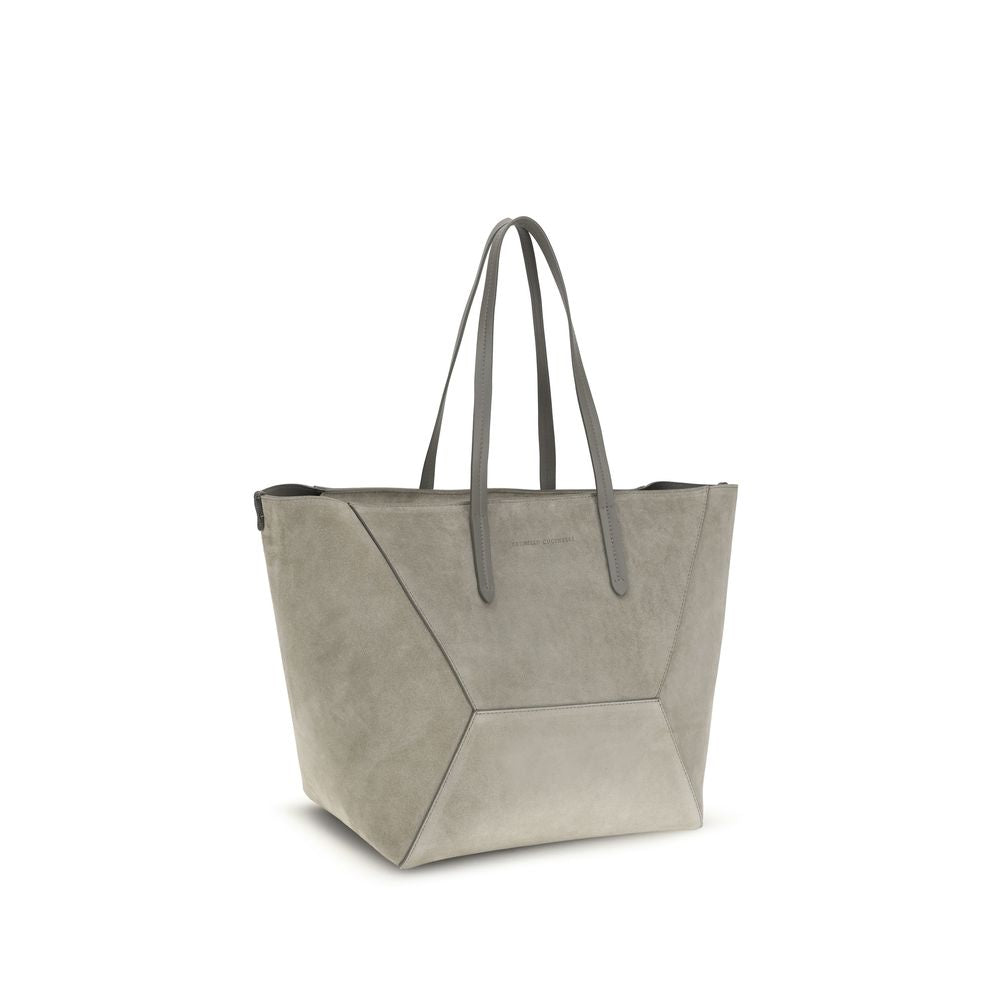 Gray Calf Leather Bos Taurus Shoulder Bag