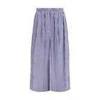 Blue Cotton Pants