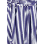 Blue Cotton Pants