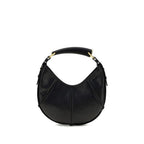 Black Calf Leather Bos Taurus Shoulder Bag