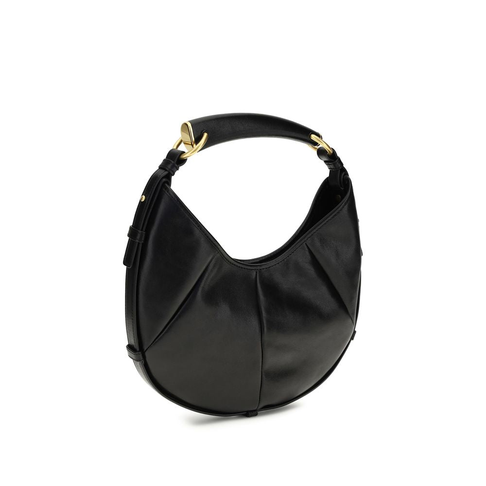 Black Calf Leather Bos Taurus Shoulder Bag