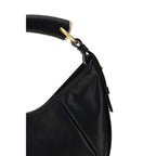 Black Calf Leather Bos Taurus Shoulder Bag