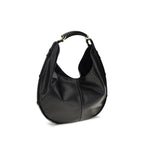 Black Calf Leather Bos Taurus Shoulder Bag
