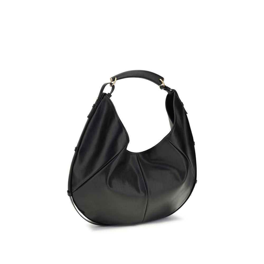 Black Calf Leather Bos Taurus Shoulder Bag