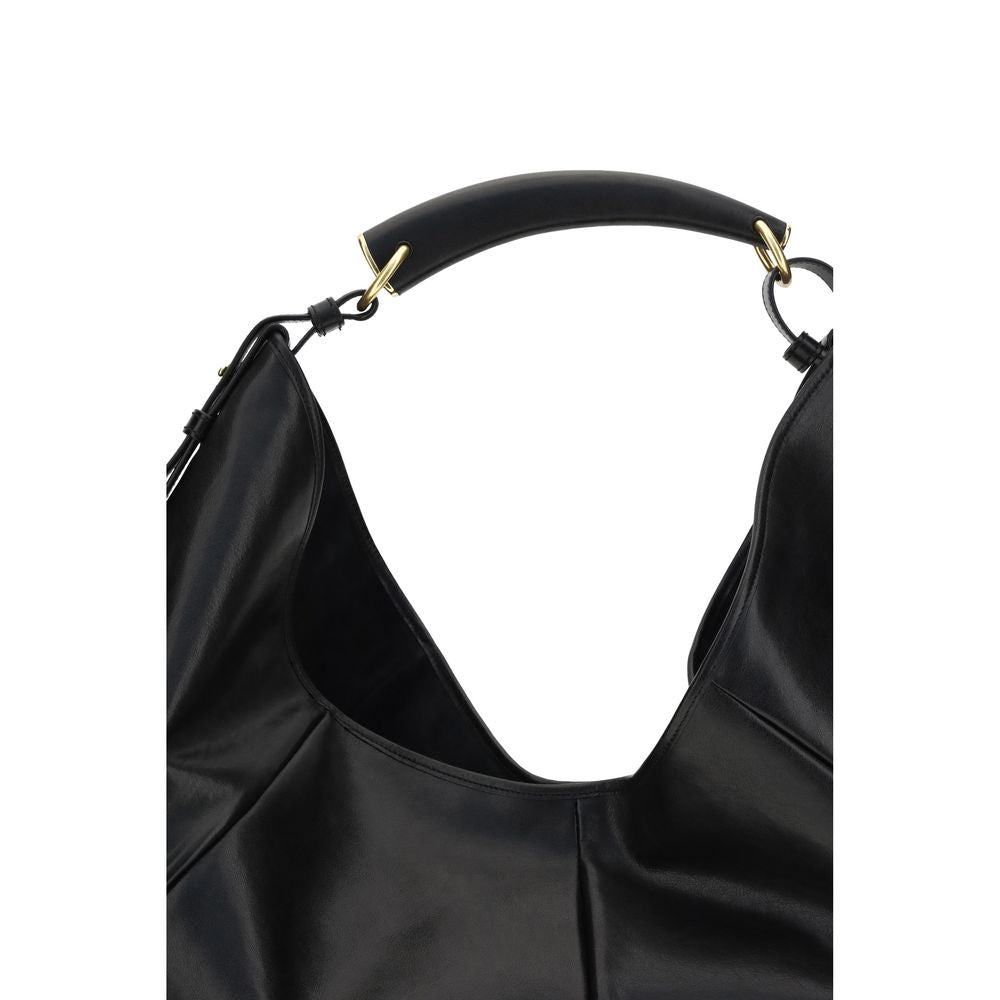 Black Calf Leather Bos Taurus Shoulder Bag