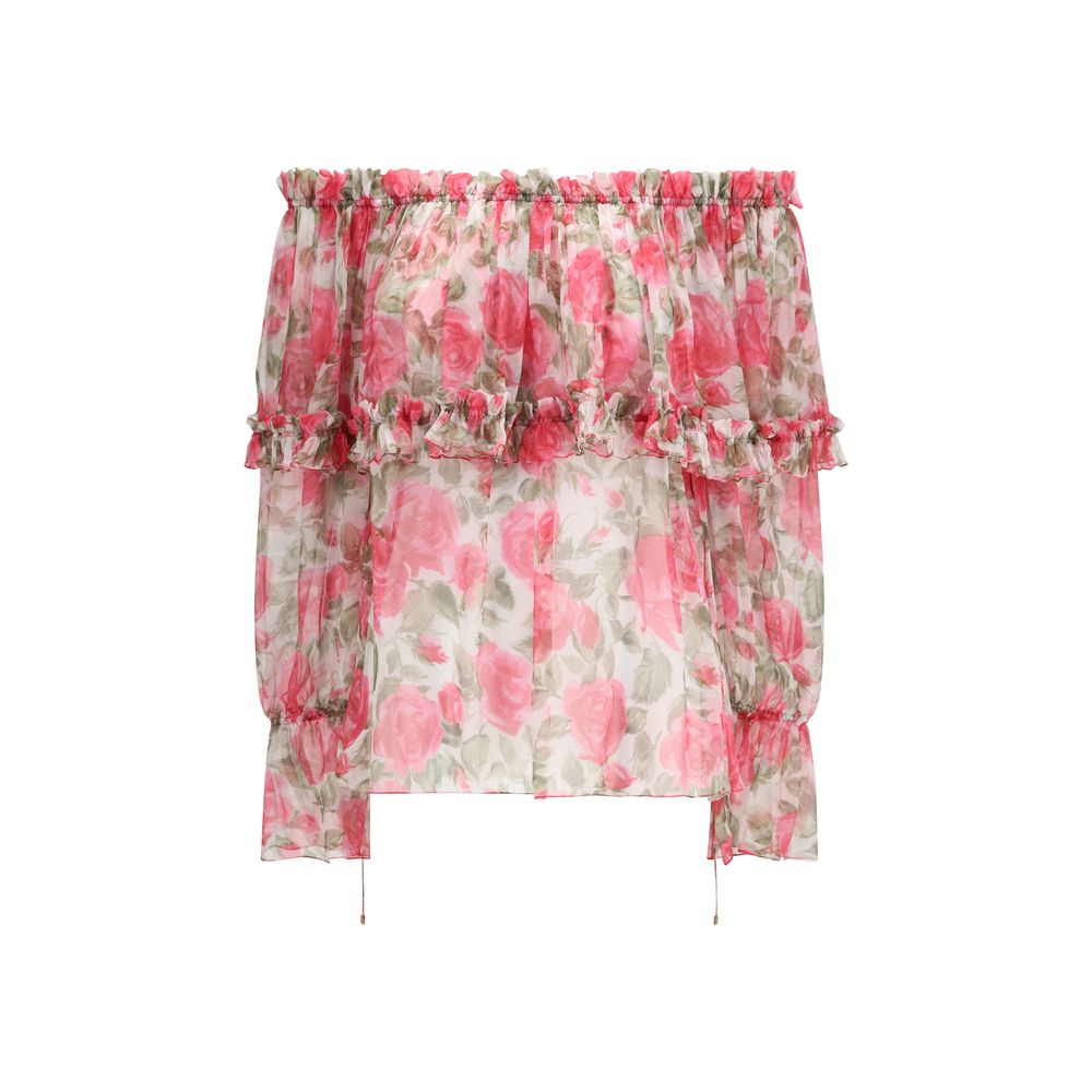 Multicolor Silk Pattern Shirt