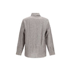 Beige Linen Dress Shirt