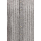 Beige Linen Dress Shirt