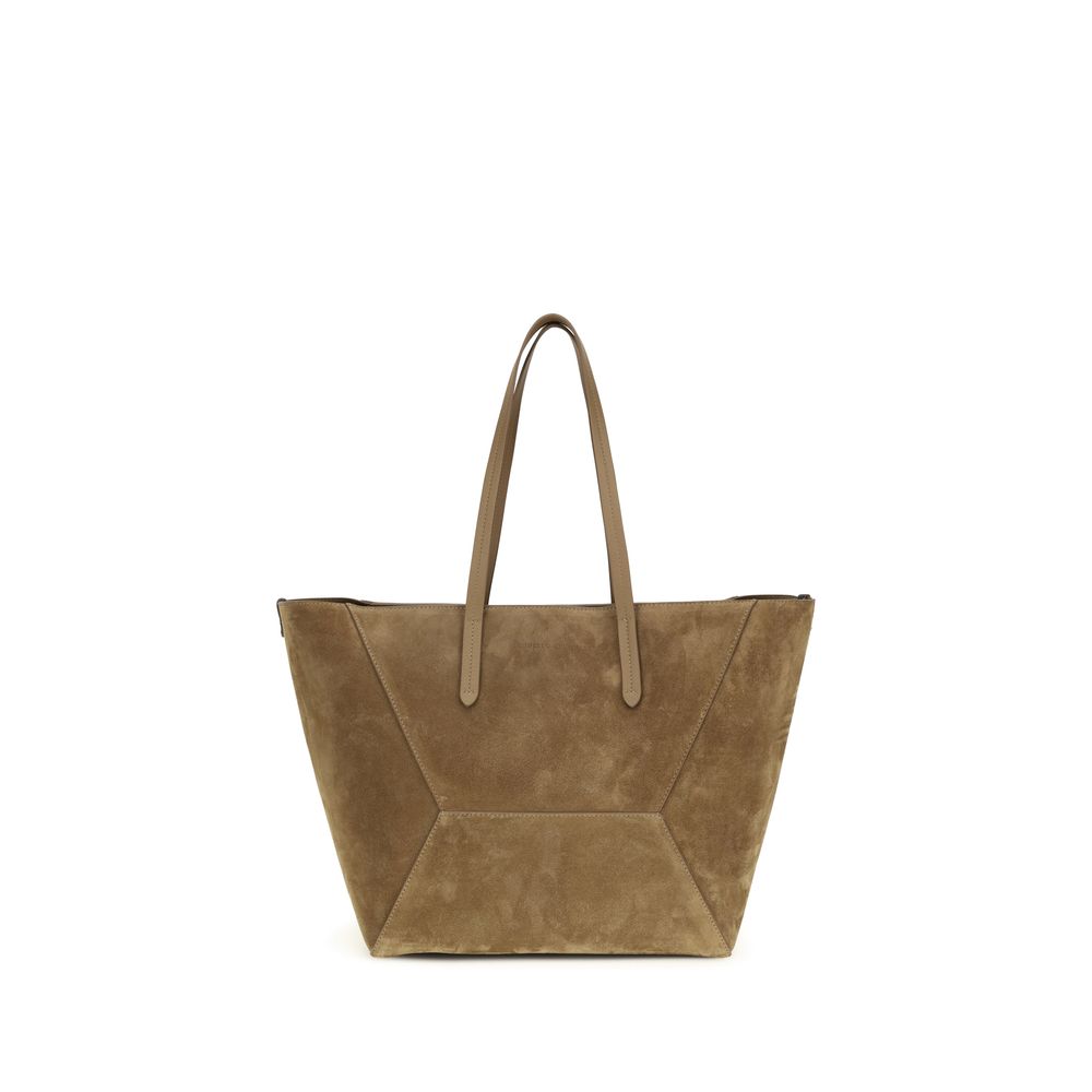 Beige Calf Leather Bos Taurus Shoulder Bag