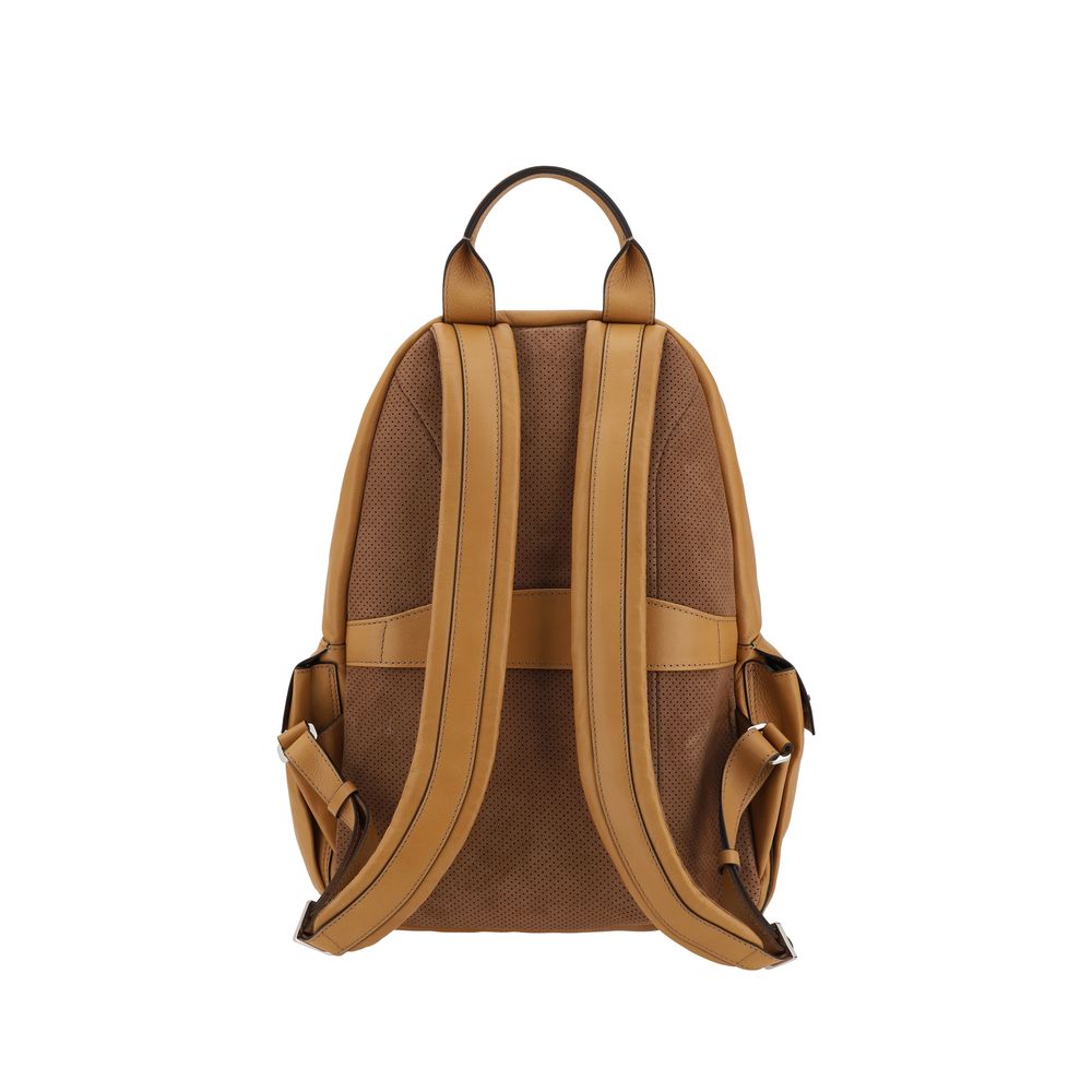 Brown Calf Leather Bos Taurus Backpack