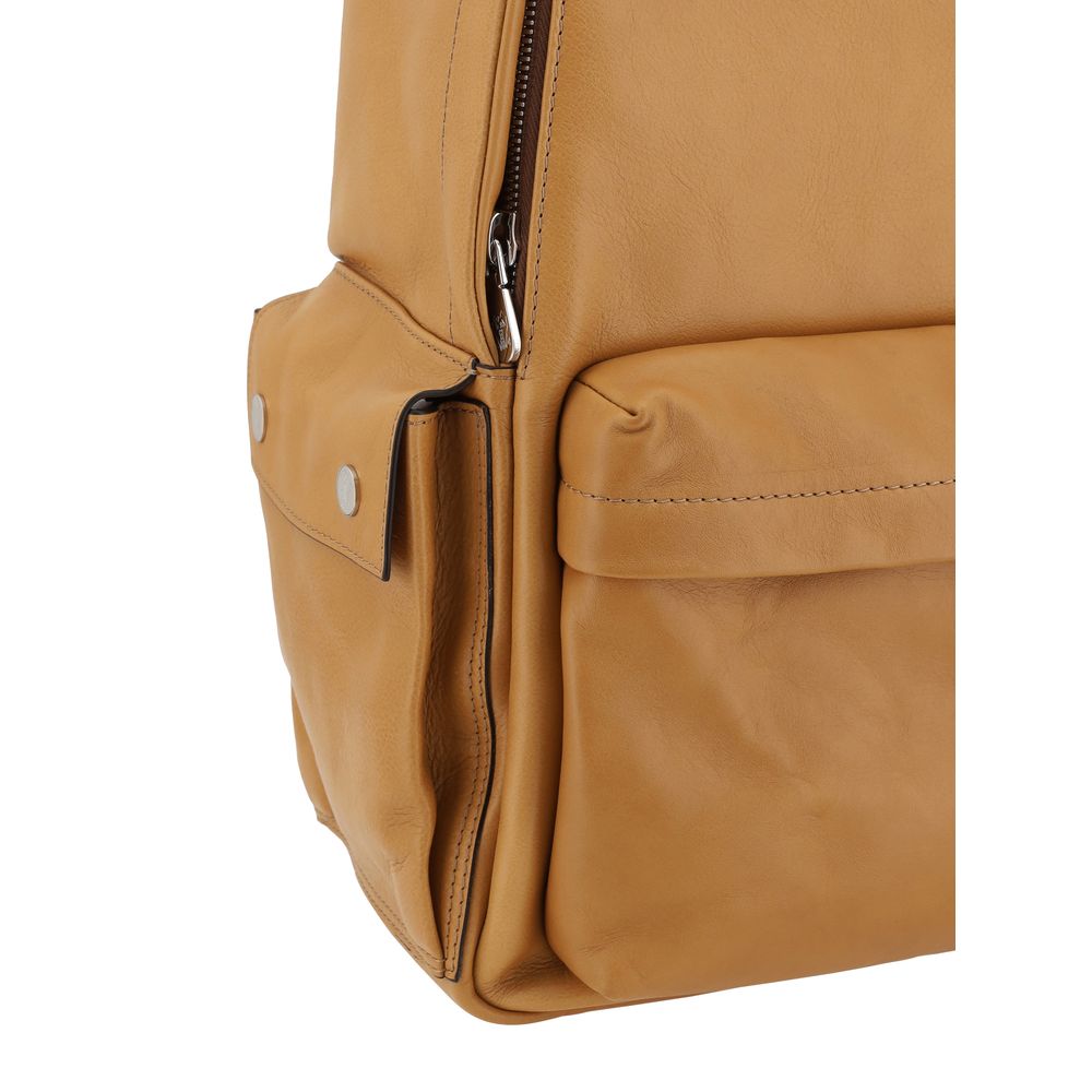 Brown Calf Leather Bos Taurus Backpack