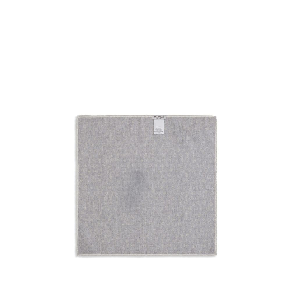Gray Silk Wallet