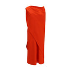 Multicolor Silk Casual Dress