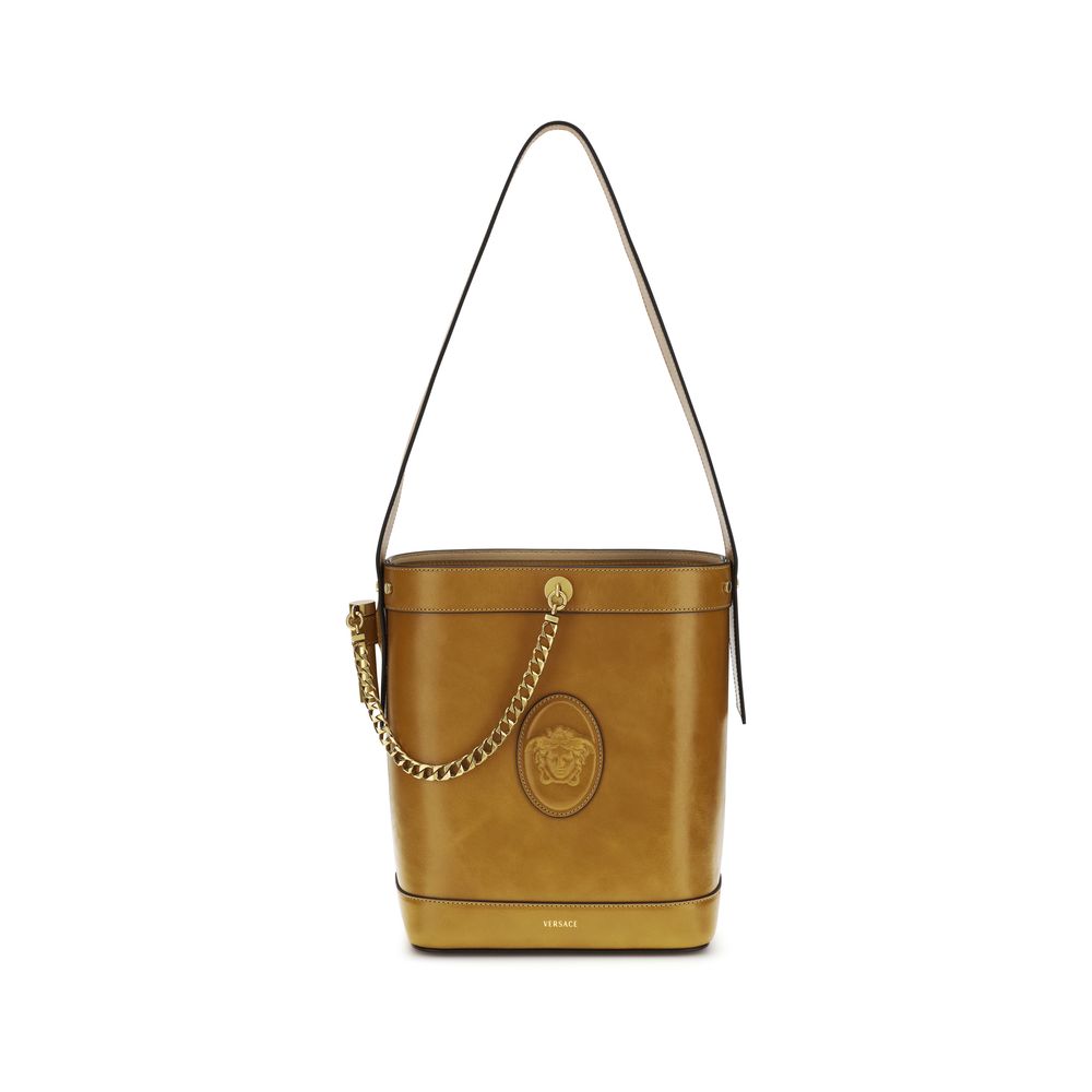 Brown Calf Leather Bos Taurus Backet Bag