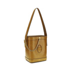 Brown Calf Leather Bos Taurus Backet Bag
