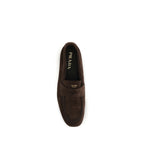 Brown Calf Leather Bos Taurus Slip-On Loafers
