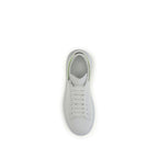 White Calf Leather Bos Taurus Platform Sneakers