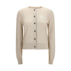 Beige Polyester Cardigan