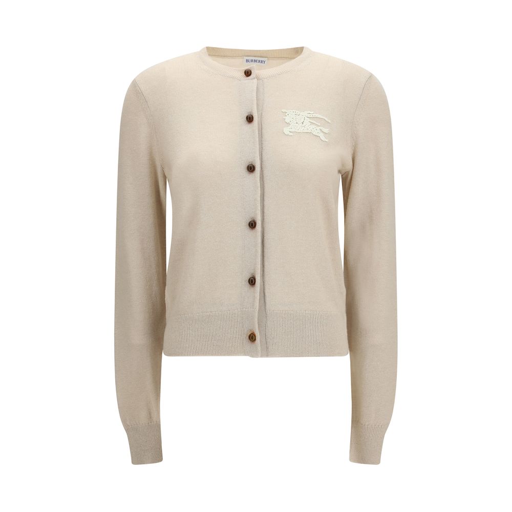 Beige Polyester Cardigan