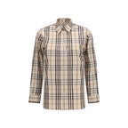 Beige Cotton Pattern Shirt