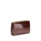 Bordeaux Calf Leather Bos Taurus Shoulder Bag