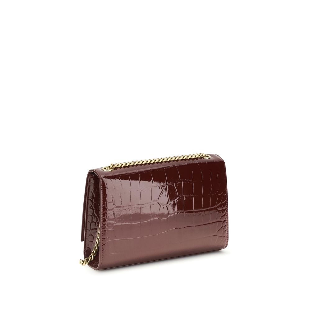 Bordeaux Calf Leather Bos Taurus Shoulder Bag