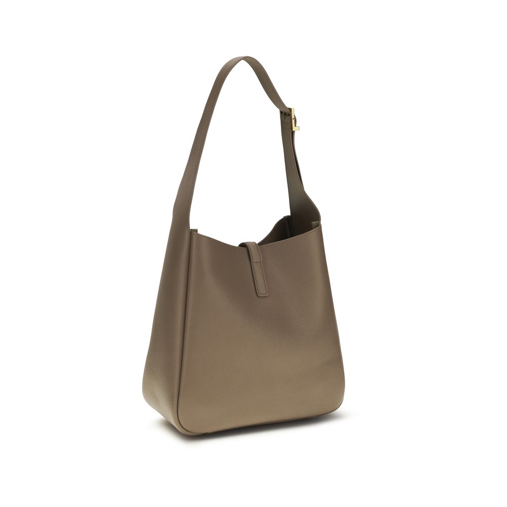Gray Calf Leather Bos Taurus Shoulder Bag