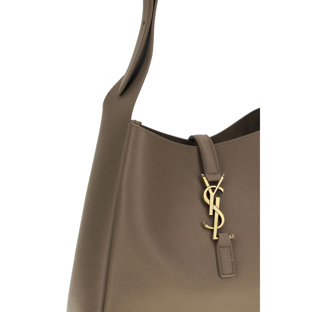 Gray Calf Leather Bos Taurus Shoulder Bag