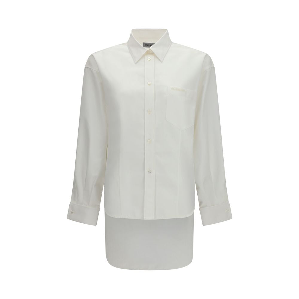 White Cotton Dress Shirt