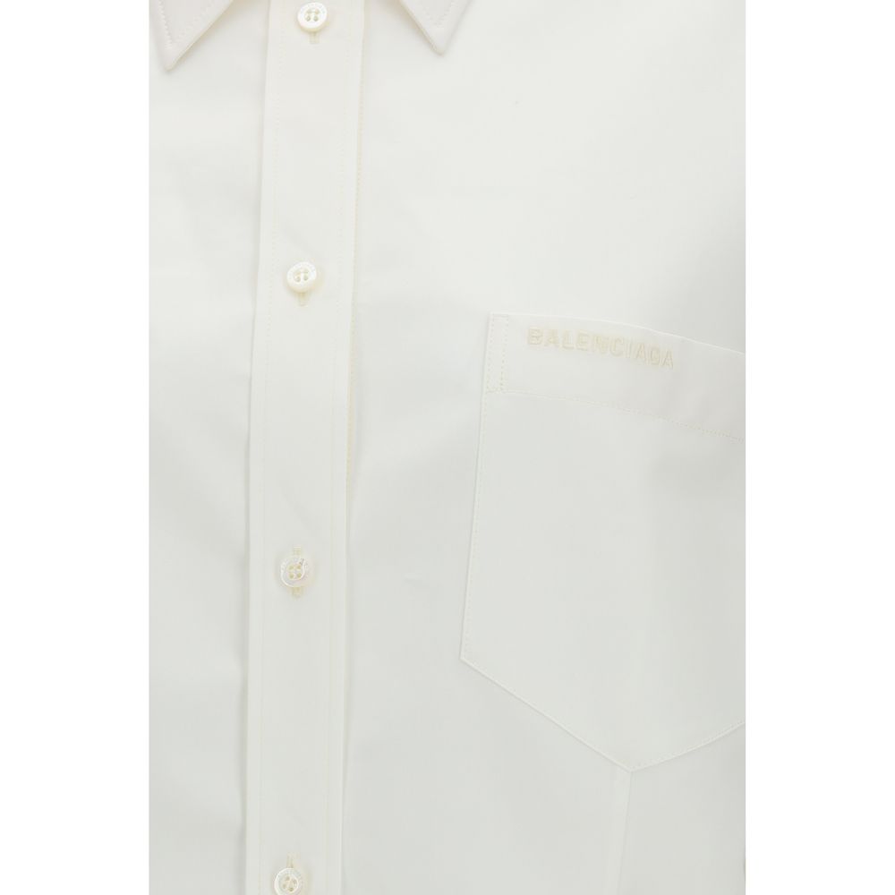 White Cotton Dress Shirt