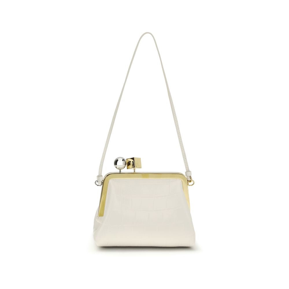 White Lamb Ovis Aries Aries Clutch Bag