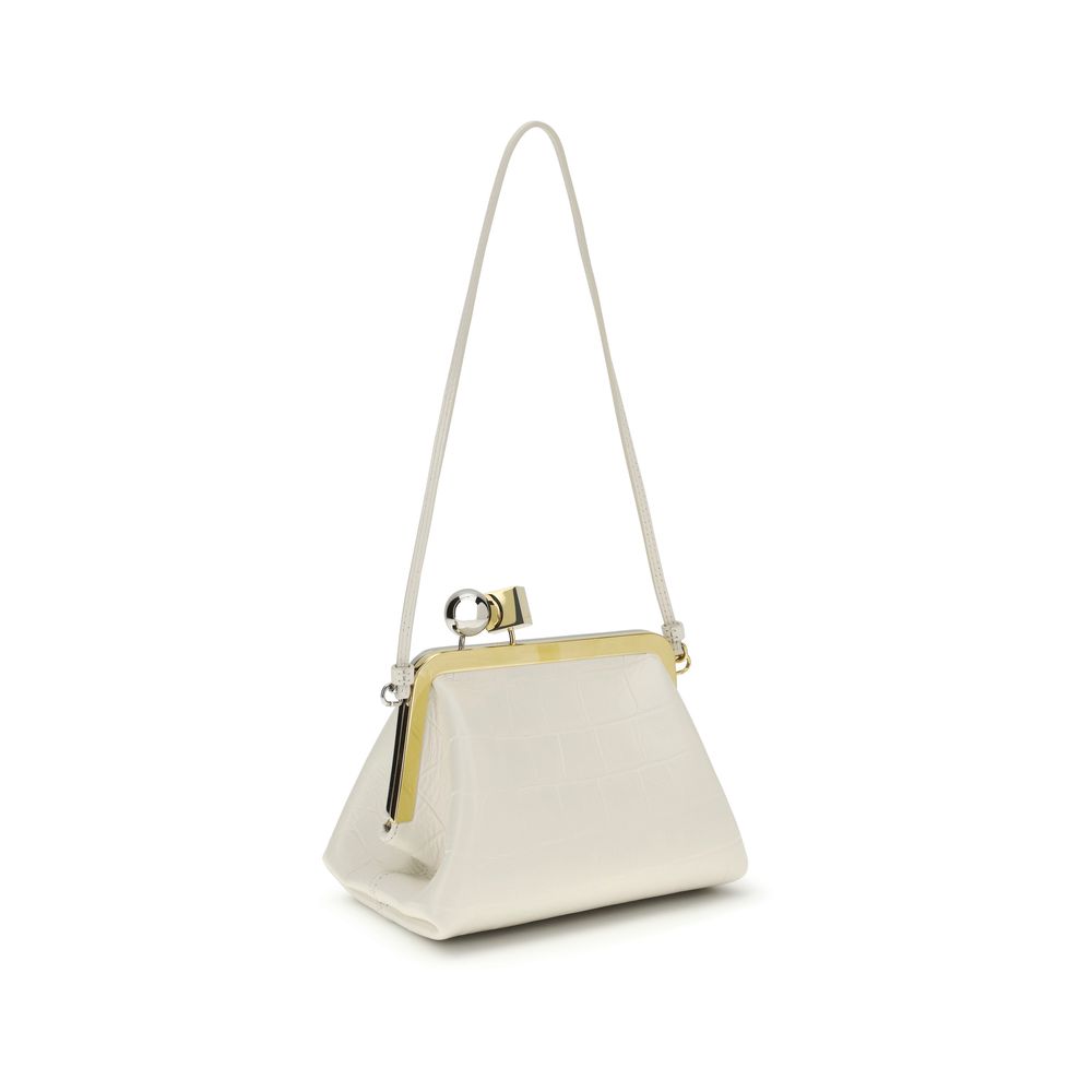 White Lamb Ovis Aries Aries Clutch Bag