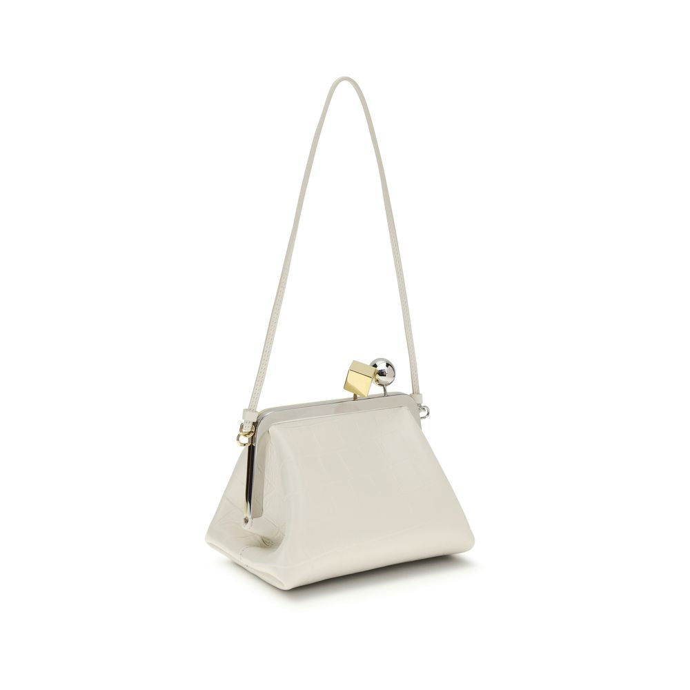 White Lamb Ovis Aries Aries Clutch Bag