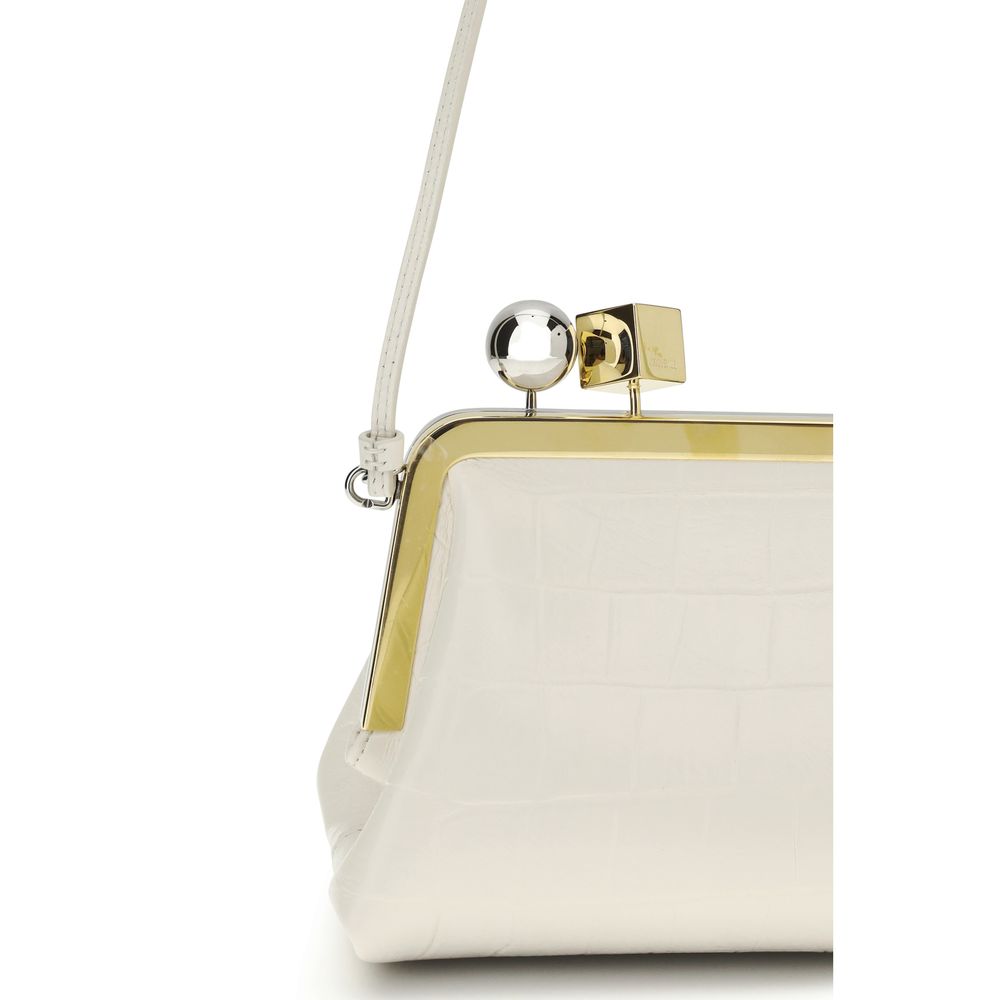White Lamb Ovis Aries Aries Clutch Bag
