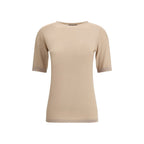 Beige Cashmere T-Shirt