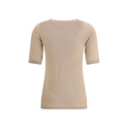 Beige Cashmere T-Shirt