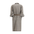 Gray Wool Casual Dress