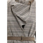 Gray Wool Casual Dress