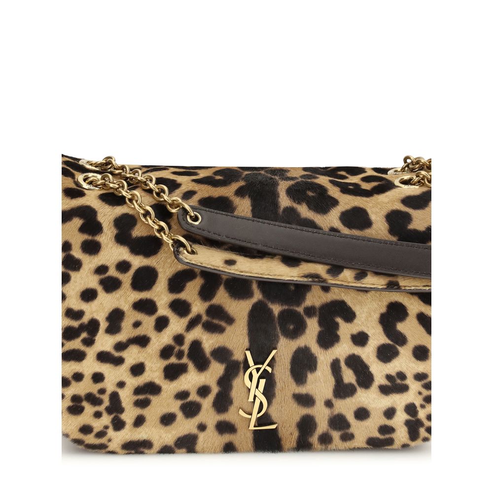 Multicolor Horsehair Shoulder Bag