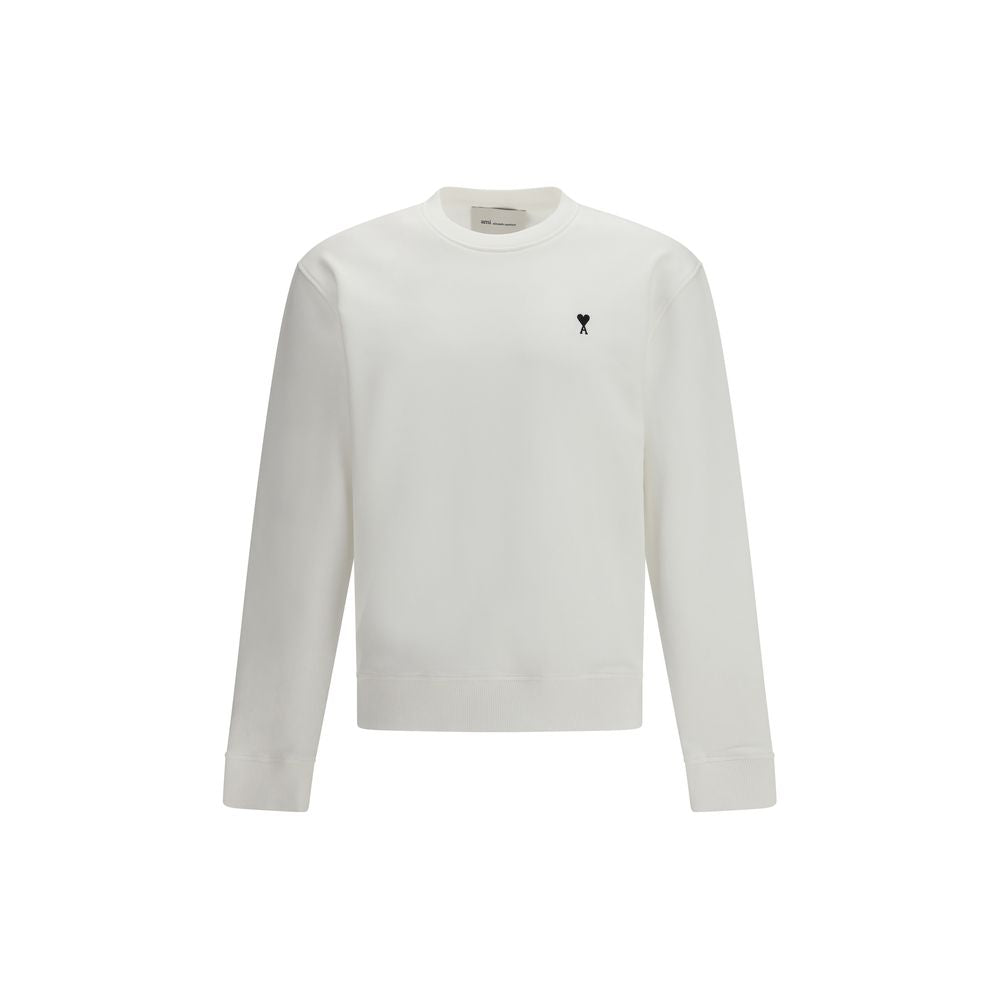 White Cotton Sweatshirt