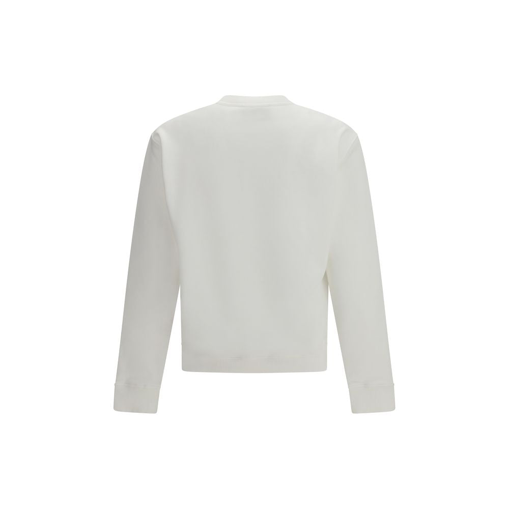 White Cotton Sweatshirt