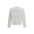 White Cotton Sweatshirt