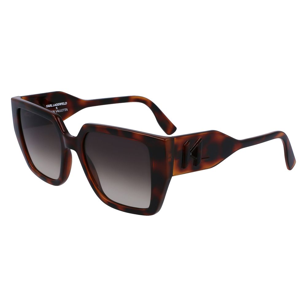 Brown Injected Sunglasses
