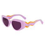 Multicolor Injected Sunglasses