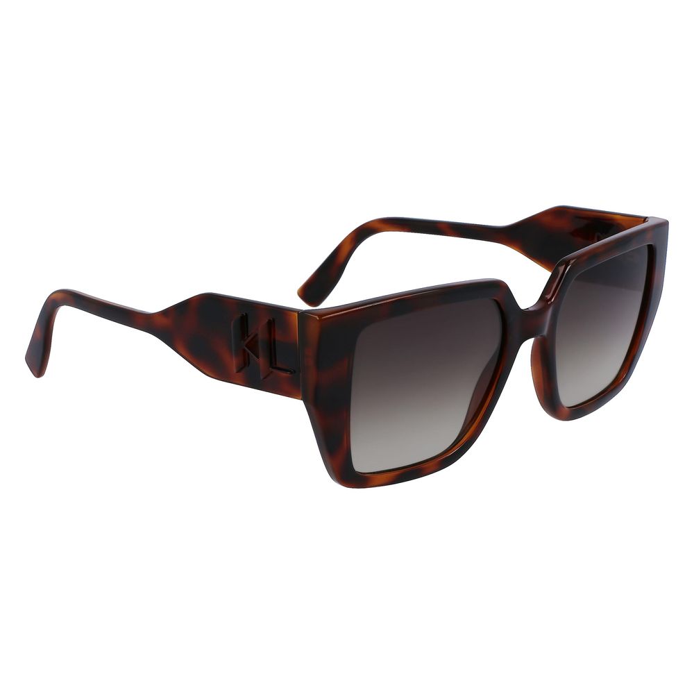 Brown Injected Sunglasses