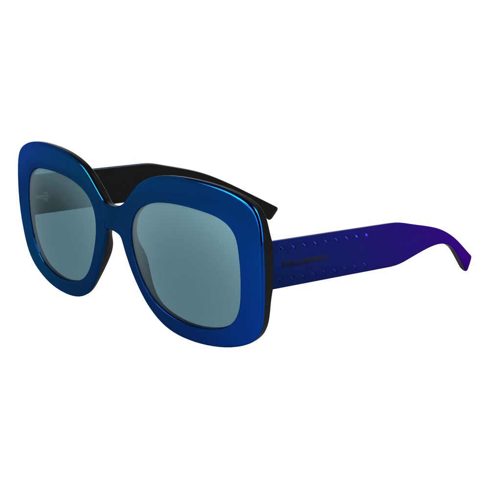 Blue Injected Sunglasses