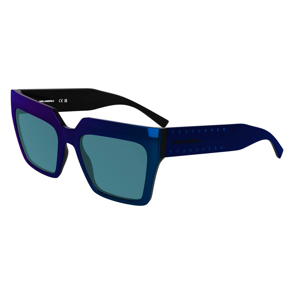 Blue Injected Sunglasses