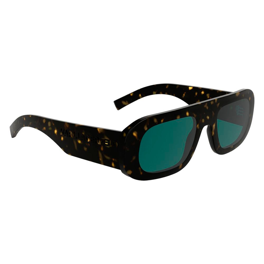 Brown Injected Sunglasses