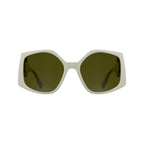 White Injected Sunglasses